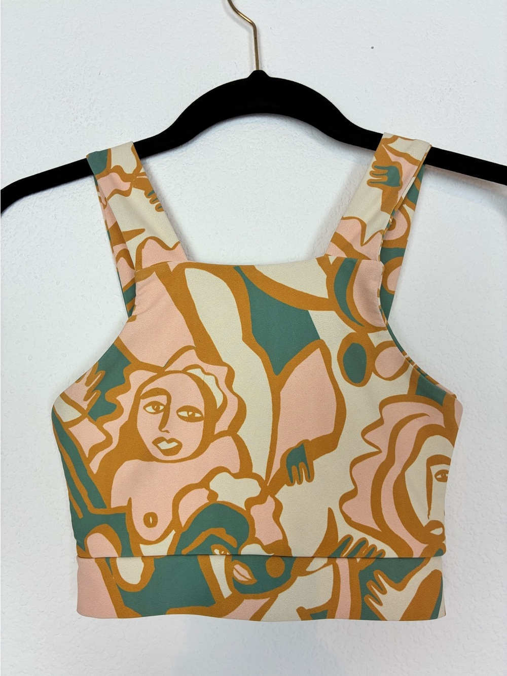 Dazey Abstract Art Women Print Printed Crop Tank Top from Anthropologie